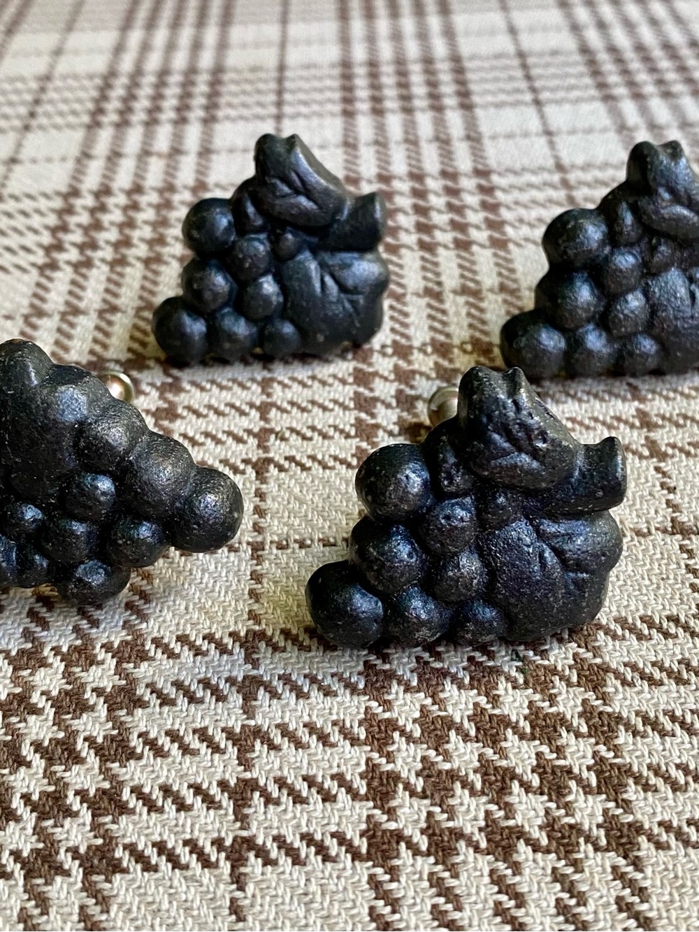 Cast Iron Grape Drawer Knobs